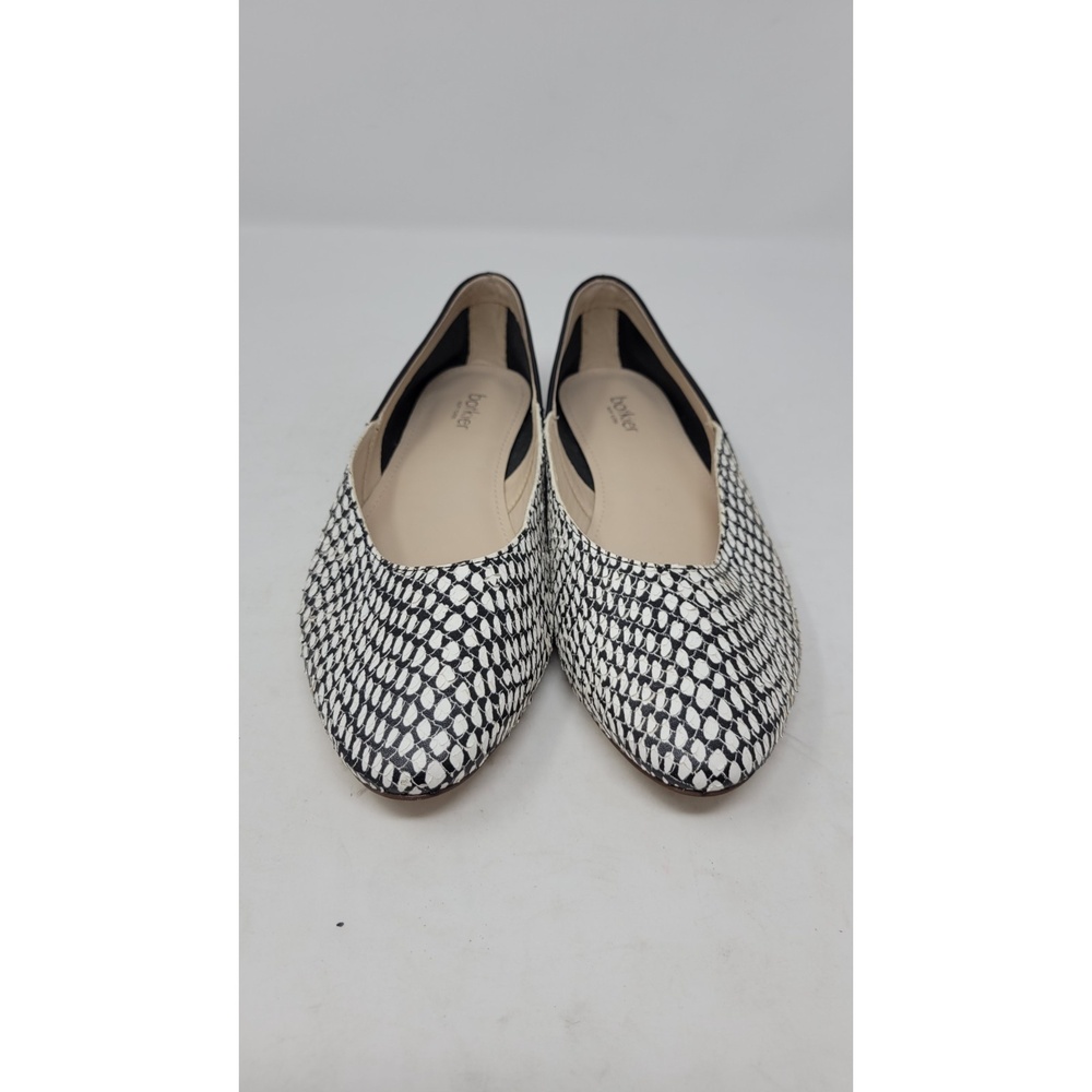 Botkier Women's Britt Mixed Media Flats Leather